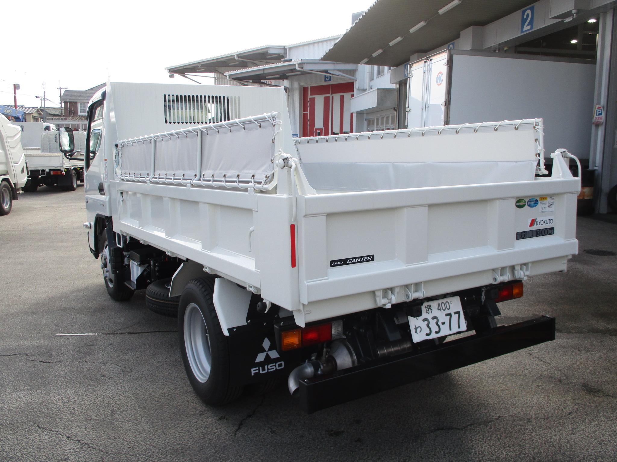 令和7年式 三菱キャンター 3tダンプ 未使用車